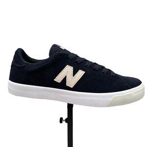 New Balance Youth Boys Skate Casual Suede Shoes Size 5.5 Navy Blue-White Lace up